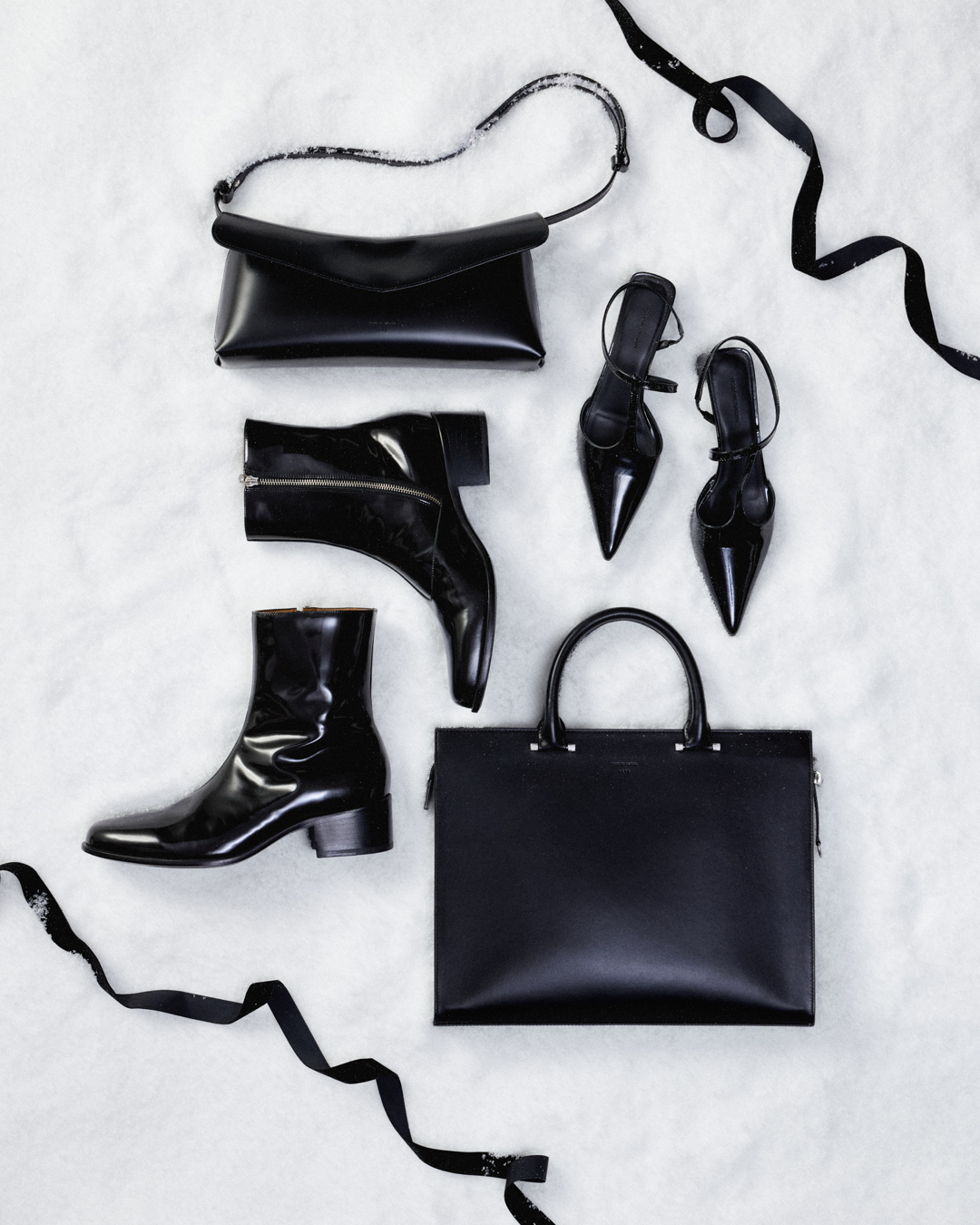 Tiger of Sweden Gift Guide - Black shoes, Bag & Briefcase